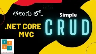 ASP.NET Core - MVC CRUD Operations - DB First approach in Telugu