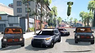 Police Motorcade Attack | Police Attack | Mafia Attack | BeamNG.drive | Boom Beamng Boom