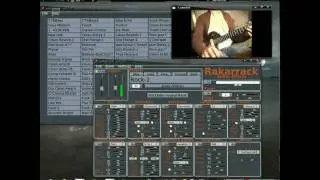 Home studio linux, Rakarrack effect Synth midi guitar, lmms, zynaddsubfx live,  open source