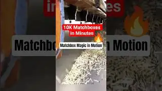 Insane Matchstick Box Factory Process REVEALED! 🔥
