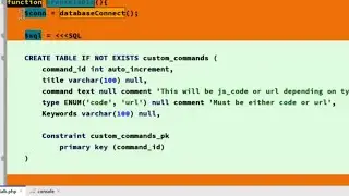 PHP and MySQL Part 4 - Create a table using PHP