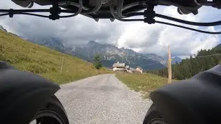 Yamaha Niken am Kunkelspass, Abfahrt Nord