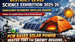 PCM SOLAR POWER HEATED TENT FOR SNOWY REGIONS