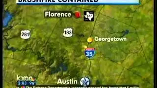 Brush fire contained
