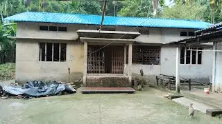 Assam Type toilet and house... বৰষুণত কাম কৰি আছোঁ,,assam type house bedrooms।।।