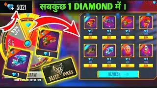FREE FIRE WHEEL OF DISCOUNT EVENT|ONLY 1 DIAMOND ELITE PASS!