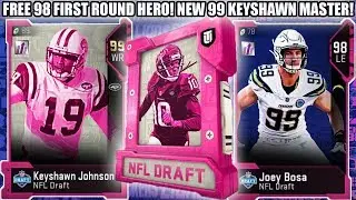 FREE 98 OVERALL 1ST ROUND HERO! NEW 99 KEYSHAWN JOHNSON DRAFT MASTER! | MADDEN 19 ULTIMATE TEAM