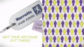 Small Arch Shaped Stainless Steel Keyrings - GoPromotional.co.uk