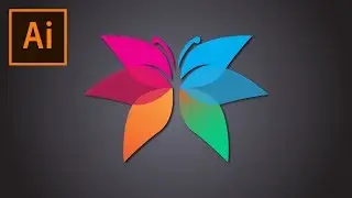 Butterfly Logo Design Tutorial Illustrator