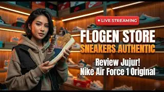 🔴 LIVE  Review Jujur Nike Air Force 1 Original: Kelebihan & Promo Hanya Di Flogen Store