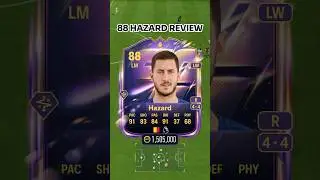 Обзор 88 Base Hero Hazard 🇧🇪🟣 Он настоящий мастер дриблинга в FC26? #Shorts #FC26 #Hazard #FYP