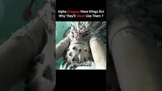 Why Alpha Dragons Never Fly in How to Train Your Dragon ? #shorts