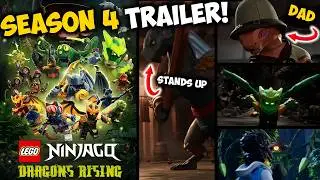 Ninjago Dragons Rising Season 4 Trailer REACTION & Breakdown!