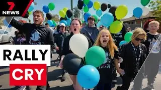 Western suburbs locals make powerful stand to end knife violence | 7NEWS