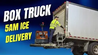 5AM Box Truck Ice Delivery 🚚 🧊 | REAL Hustle Before the City Wakes up