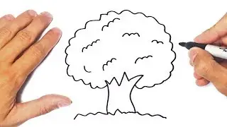 How to draw an Easy Tree for kids