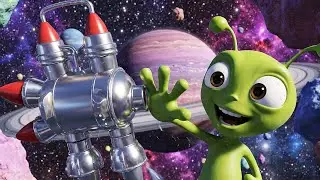 Fortnite Mini Alien Loses His Jetpack 🚀 | Kids Songs & Nursery Rhymes