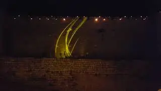 Light show for Jerusalem 50th unification