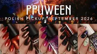 💅 Spooky Season is HERE with PPUWEEN || Polish Pickup, September 2026 || Natural Nail Swatches