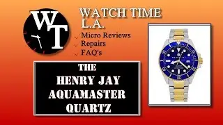 Henry Jay Aquamaster Watch Review Model HJ2001