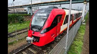Pierwszy Impuls 2  dla SKM Warszawa gotowy - jazdy próbne na torze testowym NEWAG