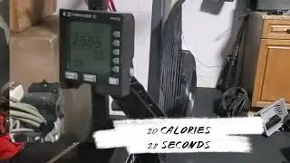 20 Calorie Row CHALLENGE!!! Concept2 Rower *(PR)*