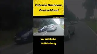 #radfahrer wird vors&auml;tzlich gef&auml;hrdet #BikeCam #Verkehrschaos #Fahrradalltag #CyclingCommunity