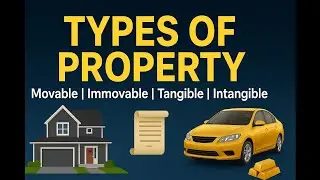 Types of Property in Law | Movable, Immovable, Tangible & Intangible Explained