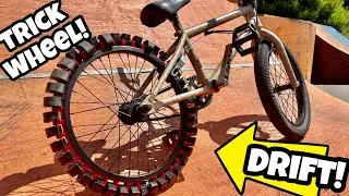 Шина для дрифта BMX Trick! Можно ли на ней прокатиться?!