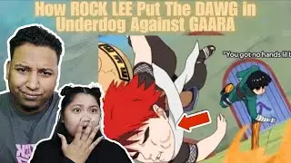 How ROCK LEE Put The DAWG in Underdog Against GAARA | Couple Reacts