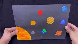 Space Themed Craft | Solar System | Crafts from Waste Materials | Aesthetic Crafts | Planets | DIY 