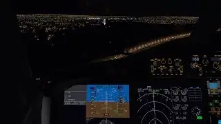 EDDH  landing b738M from the cockpit