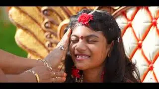 Chinmayi's Haldi Bath Half Saree Promo