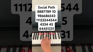 Social Path by Stray Kids and LiSA // follow my ig: jessnotes123 #piano #pianotutorial #pianomusic