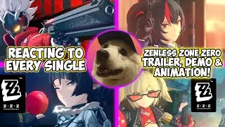Reacting To ALL ZENLESS ZONE ZERO Trailers, Demos & Lore LIVE! (From Beta to 1.2)