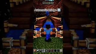 Minecraft Automatic Bridge ⬆️ #shorts