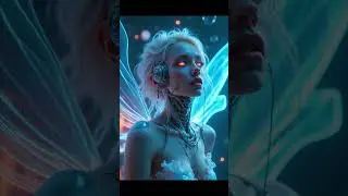 My BUTTERFLY ANGEL #SHORTS #ai #rhianna #music #digitalart