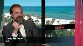 MLN David Harbour play Hellboy 2019 Interview