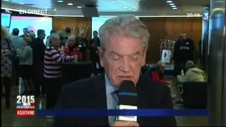 Premi&egrave;re r&eacute;action de Philippe Madrelle second tour