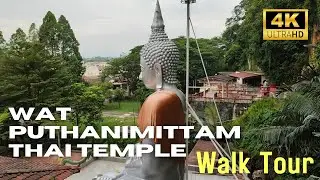 Walking Tour at Wat Puthanimittam Thai Temple, Ipoh, Perak, Malaysia