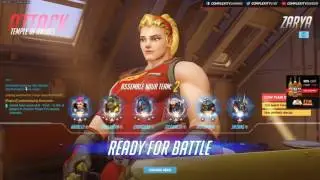 [Rank: 4500 SR] CompLexity Harbleu | Junkrat, Zarya | Temple of Anubis Pro Gameplay