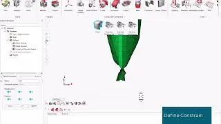 DEM&ndash;FEA Coupled Simulation For Granular Packing: OptiStruct updated