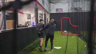 Life changing one point lesson by hitting coach James Rowson for Kingston Lee #MLB #Yankees #master
