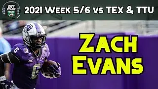 Zach Evans  |  Weeks 5 & 6 vs TEX & TTU 2021