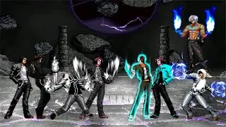 [KOF MUGEN] White Flame Kyo kusanagi Team VS Blue Flame Kyo Kusanagi Team