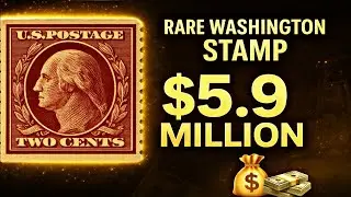 George Washington 2 Cent Stamp Worth $5.9 Million | Stamps Old World UK