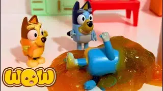 Bluey and Bandit Slime Monster!
