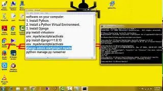 how to install django and python in windows |django installation