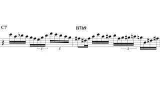 Joel Frahm, Vic Juris, & John Swana solo transcriptions- 