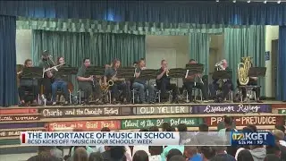 BCSD students learn the power of music during 'Music in Our Schools' week